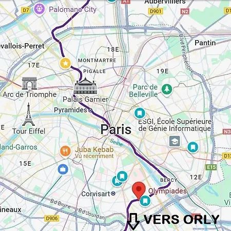 Lägenhet Sur Cour Quartier Olympiades Paris