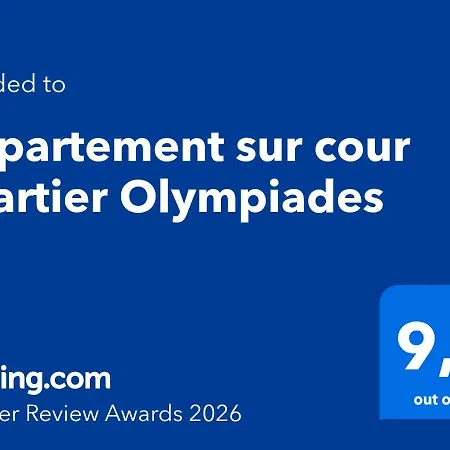 Sur Cour Quartier Olympiades Paříž